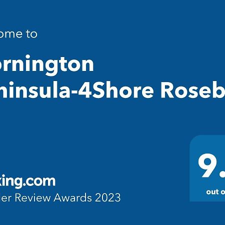 Mornington Peninsula-4Shore Rosebudヴィラ エクステリア 写真